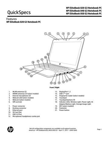 hp elitebook 840 user manual